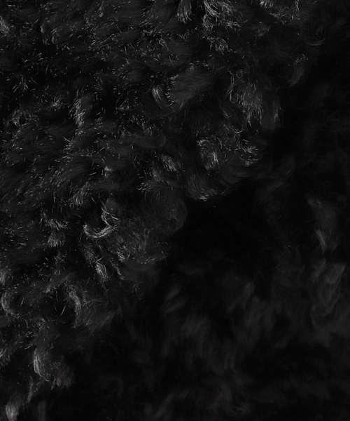 INSCRIRE(アンスクリア)の「INSCRIRE(アンスクリア) Cury Hair Hoodie I24AWBZ70(その他アウター・レディース・ブラック・X-SMALL)」の4枚目の写真