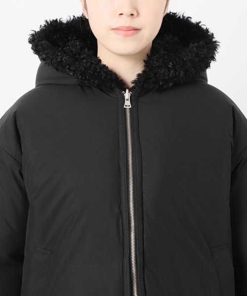 INSCRIRE(アンスクリア)の「INSCRIRE(アンスクリア) Cury Hair Hoodie I24AWBZ70(その他アウター・レディース・ブラック・X-SMALL)」の9枚目の写真