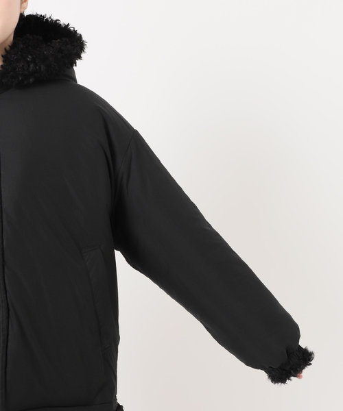 INSCRIRE(アンスクリア)の「INSCRIRE(アンスクリア) Cury Hair Hoodie I24AWBZ70(その他アウター・レディース・ブラック・X-SMALL)」の10枚目の写真