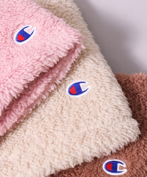Champion(チャンピオン)の「(LF)【Champion】【キッズ】ボア フリース ネックウォーマー(ネックウォーマー/スヌード・キッズ・ライラック/ブラック/ミント/スモークピンク/ベージュ/ブラウン/ネイビー/ブルー・ONE SIZE)」の9枚目の写真