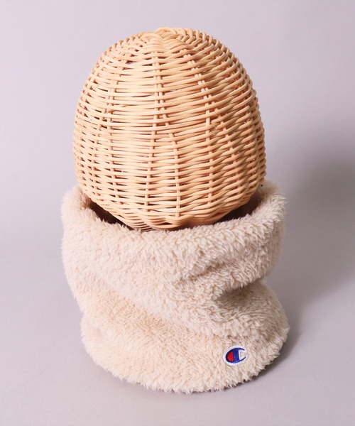 Champion(チャンピオン)の「(LF)【Champion】【キッズ】ボア フリース ネックウォーマー(ネックウォーマー/スヌード・キッズ・ライラック/ブラック/ミント/スモークピンク/ベージュ/ブラウン/ネイビー/ブルー・ONE SIZE)」の12枚目の写真