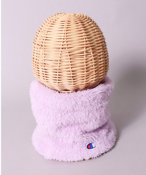 Champion(チャンピオン)の「(LF)【Champion】【キッズ】ボア フリース ネックウォーマー(ネックウォーマー/スヌード・キッズ・ライラック/ブラック/ミント/スモークピンク/ベージュ/ブラウン/ネイビー/ブルー・ONE SIZE)」の15枚目の写真