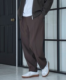 RONEL（ロネル）の「ポリバスケット2プリーツスラックス（スラックス）」