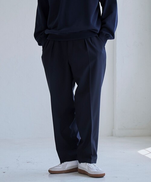 ポリバスケット2プリーツスラックス（スラックス）｜RONEL（ロネル） 6,536円