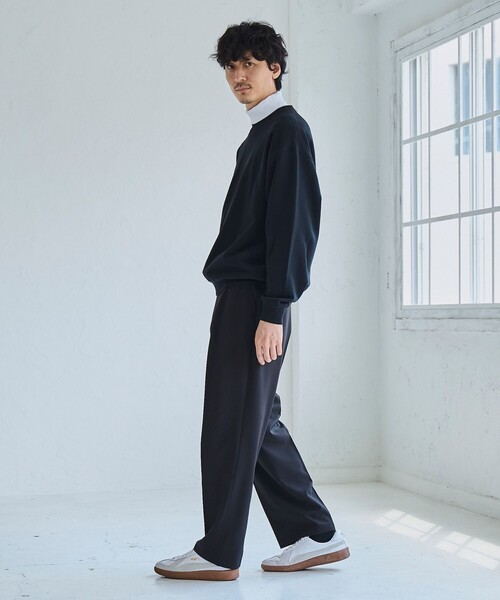 RONEL(ロネル)の「ポリバスケット2プリーツスラックス(スラックス・メンズ・ダークブラウン/ダークグレー/ネイビー/ブラック・M/L)」の9枚目の写真