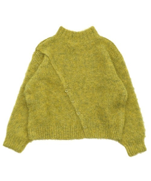 セール】【新色追加】2WAYボタンスリットモヘアライクニット（ニット