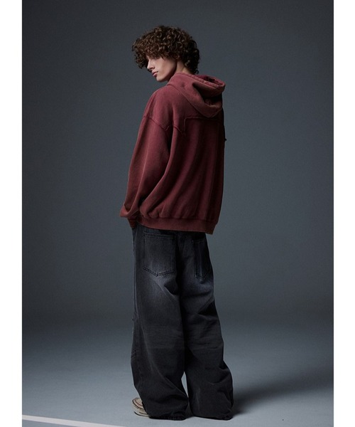 NOT4NERD（ノットフォーナード）の「【UNISEX】 NOT4NERD／4Symbolフード（ウラケ）（スウェット・レディース・ボルドー/ブラック・MEDIUM/LARGE/X-LARGE）」の8枚目の写真