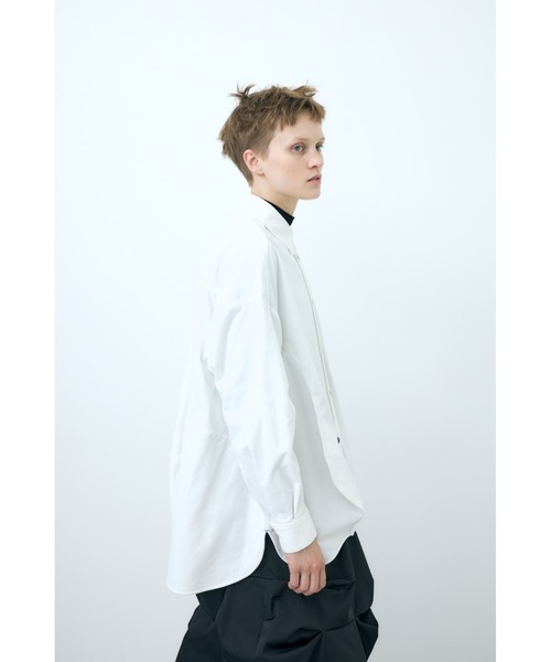 nagonstans（ナゴンスタンス）の「16Wコーデュロイ eggドレープシャツ