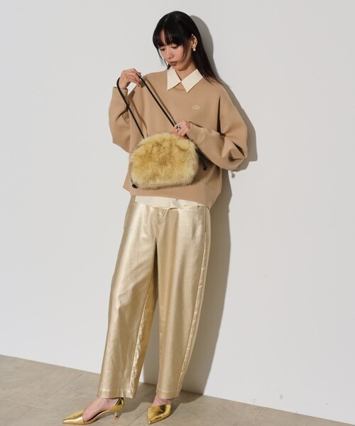 GALLEST(ギャレスト)の「◆【LE VERNIS】Renard mini bag(ショルダーバッグ・レディース・ベージュ/ダークブラウン・00)」の5枚目の写真