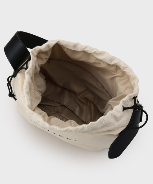 GALLEST（ギャレスト）の「コンビキャンバスバッグ（ショルダーバッグ・レディース・ブラック/アイボリー・00）」の7枚目の写真