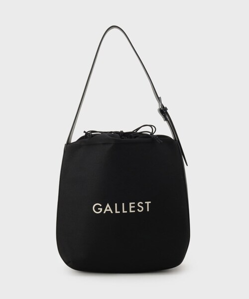 GALLEST（ギャレスト）の「コンビキャンバスバッグ（ショルダーバッグ・レディース・ブラック/アイボリー・00）」の11枚目の写真