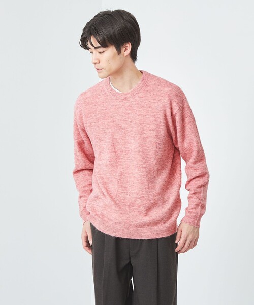 【セール】アルパカ ミックス キモウ クルーネック ニット（ニット/セーター）｜green label relaxing（グリーンレーベルリラクシング）