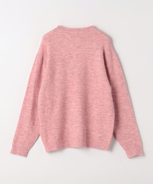 green label relaxing（グリーンレーベルリラクシング）の「アルパカ ミックス キモウ クルーネック ニット（ニット/セーター・メンズ・ブラック/ダークグレー/ベージュ/ピンク・M/S/L/XL）」の13枚目の写真