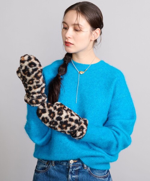 COLD BREAKER（コールドブレーカー）の「＜COLDBREAKER＞フリーズ スリット ミトン/グローブ（手袋・レディース・ライトグレー/その他1・XS）」の5枚目の写真