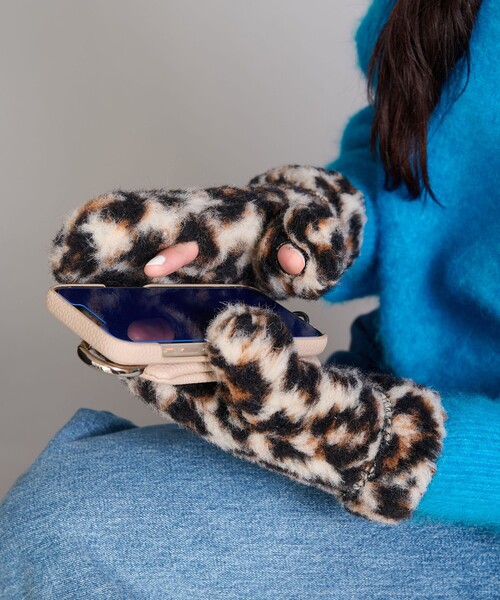 COLD BREAKER（コールドブレーカー）の「＜COLDBREAKER＞フリーズ スリット ミトン/グローブ（手袋・レディース・ライトグレー/その他1・XS）」の6枚目の写真