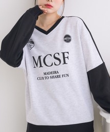 配色ユニフォームトレーナー