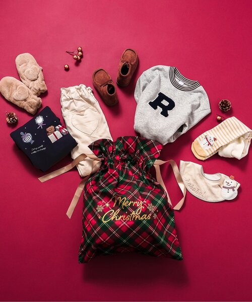 apres les cours（アプレレクール）の「クリスマスモチーフタイツ（タイツ/ストッキング・キッズ・ベージュ/レッド・80）」の11枚目の写真