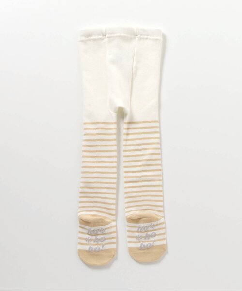 apres les cours（アプレレクール）の「クリスマスモチーフタイツ（タイツ/ストッキング・キッズ・ベージュ/レッド・80）」の3枚目の写真