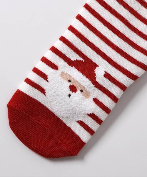 apres les cours（アプレレクール）の「クリスマスモチーフタイツ（タイツ/ストッキング・キッズ・ベージュ/レッド・80）」の18枚目の写真