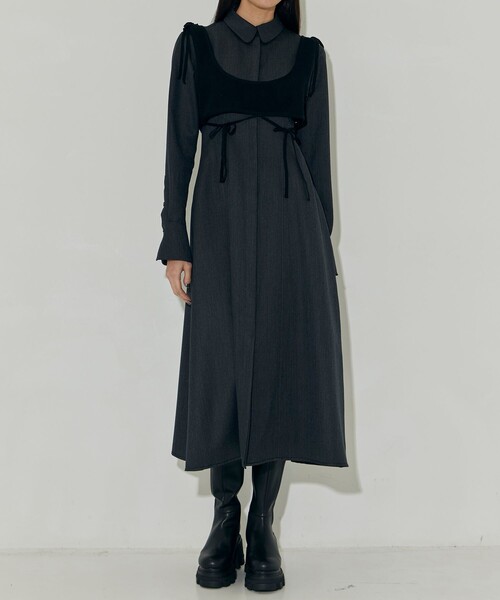 AKIKOAOKI/アキコアオキ】EVA 02/シャツワンピース（ワンピース