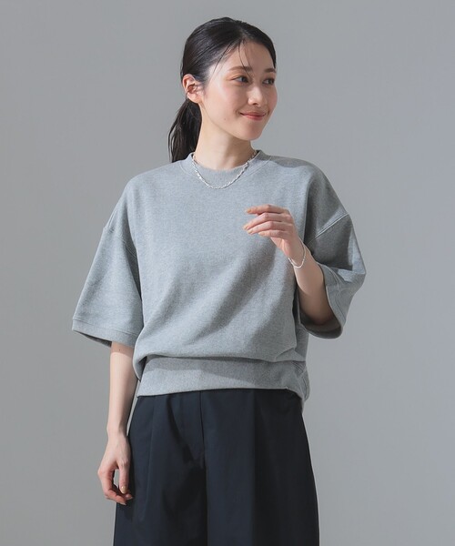 【ファッション通販】の商品をすべて / 別注】SLOANE 裏毛 スウェット（スウェット）｜Demi-Luxe 半袖 トップス