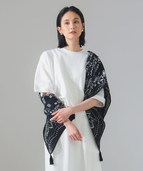 Demi-Luxe BEAMS（デミルクス ビームス）の「【別注】SLOANE / 裏毛 半袖 スウェット（スウェット・レディース・グレー/ホワイト/グリーン系その他5・2）」の2枚目の写真