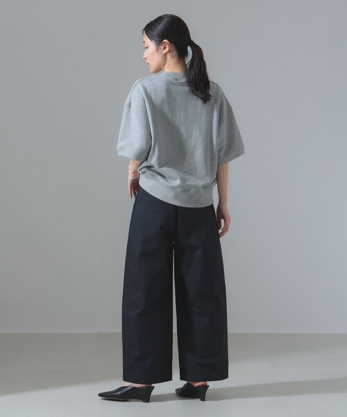 Demi-Luxe BEAMS（デミルクス ビームス）の「【別注】SLOANE / 裏毛 半袖 スウェット（スウェット・レディース・グレー/ホワイト/グリーン系その他5・2）」の14枚目の写真