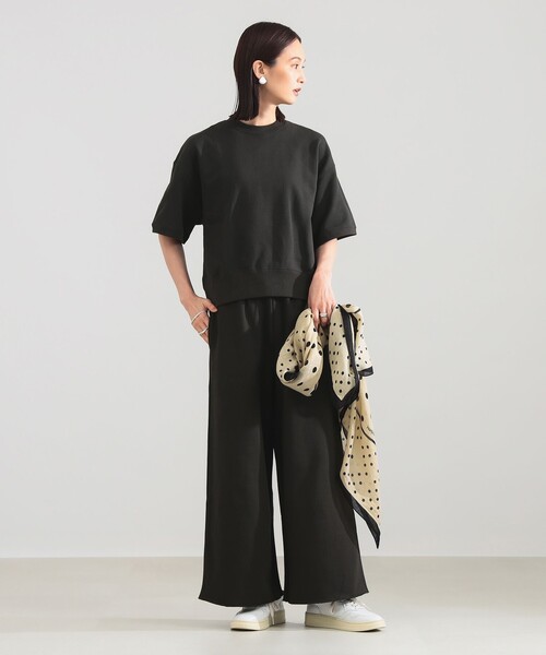 Demi-Luxe BEAMS（デミルクス ビームス）の「【別注】SLOANE / 裏毛 半袖 スウェット（スウェット・レディース・グレー/ホワイト/グリーン系その他5・2）」の16枚目の写真