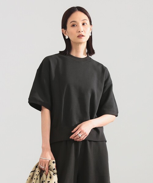 Demi-Luxe BEAMS（デミルクス ビームス）の「【別注】SLOANE / 裏毛 半袖 スウェット（スウェット・レディース・グレー/ホワイト/グリーン系その他5・2）」の18枚目の写真