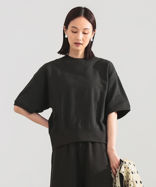 Demi-Luxe BEAMS（デミルクス ビームス）の「【別注】SLOANE / 裏毛 半袖 スウェット（スウェット・レディース・グレー/ホワイト/グリーン系その他5・2）」の19枚目の写真