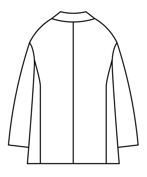 IEDIT（イディット）の「ＩＥＤＩＴ　小森美穂子さんコラボ　ゆるシルエットのこなれ見えジャケット〈チャコールグレー〉（テーラードジャケット・レディース・チャコールグレー・M/L/LL/3L/S）」の8枚目の写真