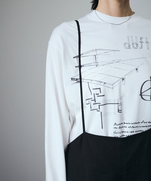 SALON adam et rope'（サロン アダム エ ロペ）の「麻レーヨンサロペット（サロペット/オーバーオール・レディース・ブラック/オフホワイト・FREE）」の22枚目の写真