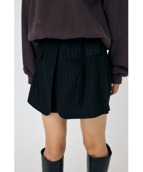 レイチェルコーミー　リネン 黒 キュロット セール】BELTED ミニキュロット（その他パンツ）｜MOUSSY