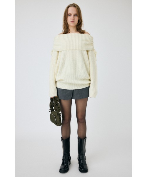 MOUSSY（マウジー）の「BELTED ミニキュロット（その他パンツ・レディース・グレー/ブラック・2/1）」の12枚目の写真