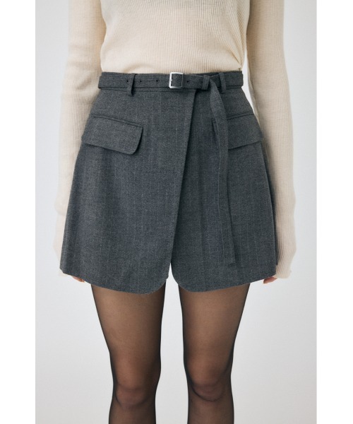 MOUSSY（マウジー）の「BELTED ミニキュロット（その他パンツ・レディース・グレー/ブラック・2/1）」の15枚目の写真