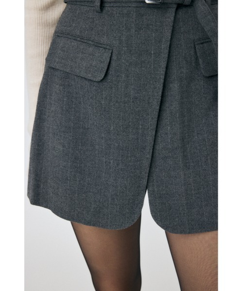 MOUSSY（マウジー）の「BELTED ミニキュロット（その他パンツ・レディース・グレー/ブラック・2/1）」の21枚目の写真