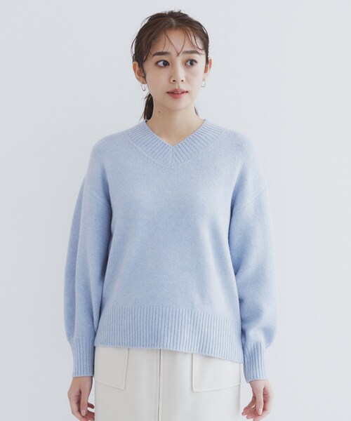 RUYSSELNO CIDAM（ラッセルノ）Vネックニット　セーター　サイズ6 RUYSSELNO CIDAM（ラッセルノ）Vネックニット セーター サイズ6 【公式