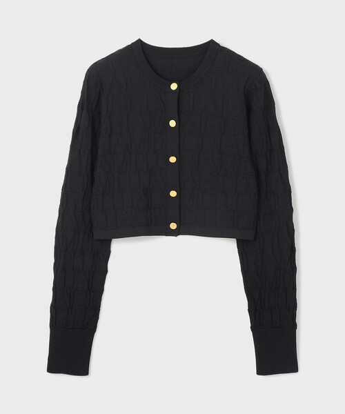 セール】モノグラムニットカーディガン（カーディガン/ボレロ