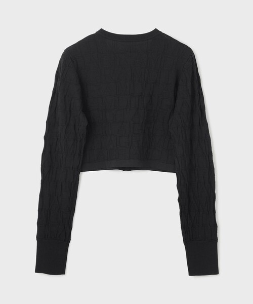 セール】モノグラムニットカーディガン（カーディガン/ボレロ