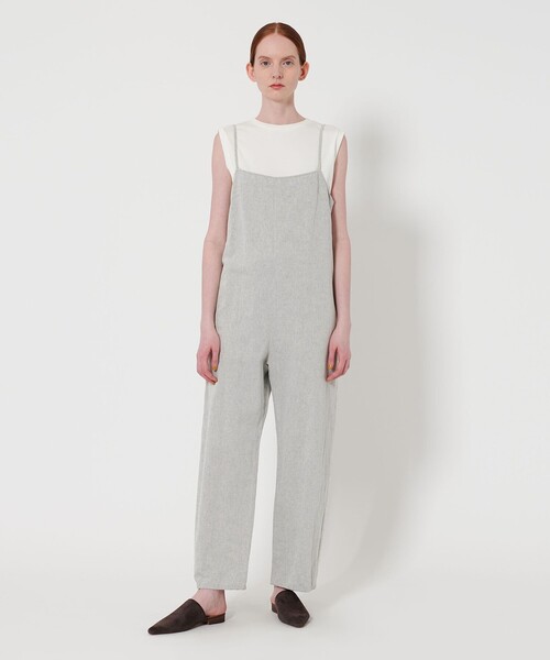 Steven Alan(スティーブンアラン)の「<Steven Alan>コットン アサ デニム オールインワン(つなぎ/オールインワン・レディース・ライトグレー/ネイビー・S/M)」の4枚目の写真