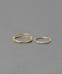 Phoebe | 2setラインビジューリング(リング)