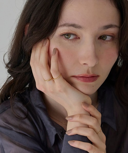 Phoebe（フィービィー）の「2setラインビジューリング（リング・レディース・イエローゴールド・FREE）」の11枚目の写真