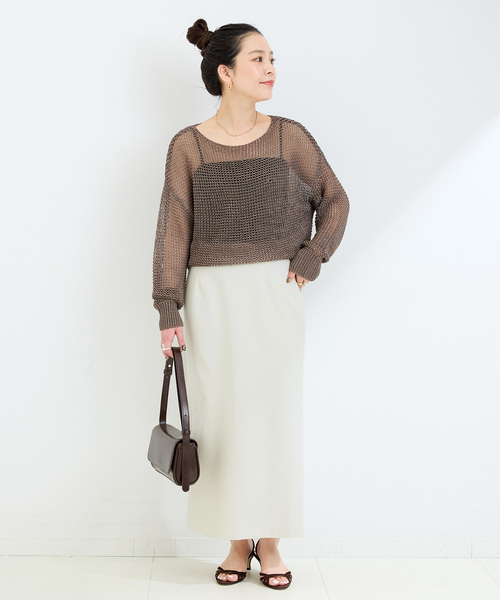 ツイルストレッチタイトスカート（スカート）｜B.C STOCK（ベーセーストック）