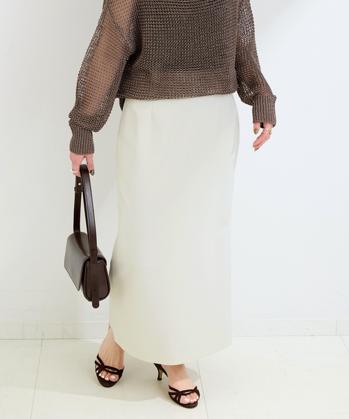 ツイルストレッチタイトスカート（スカート）｜B.C STOCK（ベーセーストック）