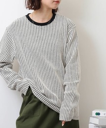 MMMM ワッフルロングスリーブ