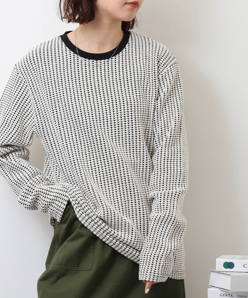 セール】MMMM ワッフルロングスリーブ（Tシャツ/カットソー