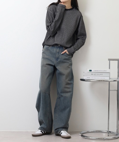 MMMM(エムエムエムエム)の「MMMM ワッフルロングスリーブ(Tシャツ/カットソー・メンズ・ホワイト系その他/ブラック系その他/ホワイト/ブラック・XL/L/M)」の7枚目の写真