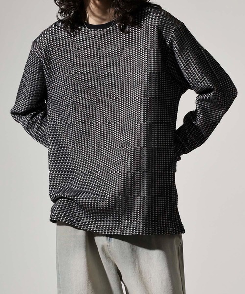 MMMM(エムエムエムエム)の「MMMM ワッフルロングスリーブ(Tシャツ/カットソー・メンズ・ホワイト系その他/ブラック系その他/ホワイト/ブラック・XL/L/M)」の20枚目の写真