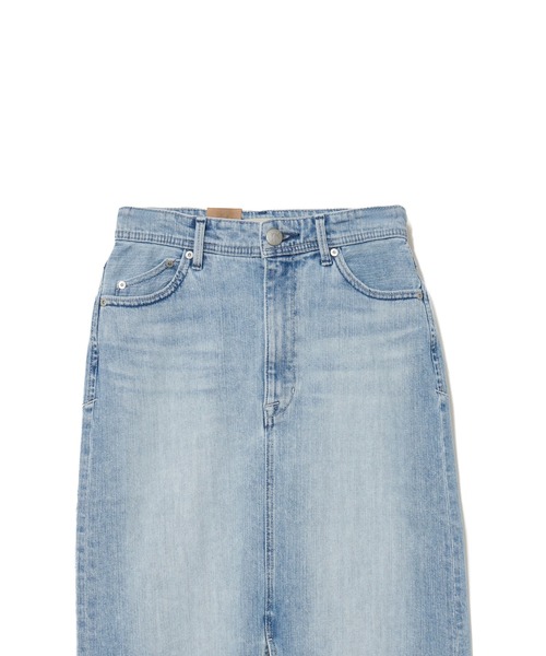 AMERICAN RAG CIE（アメリカンラグシー）の「YANUK スリットロングスカート（デニムスカート・レディース・サックスブルー・S/XS）」の4枚目の写真