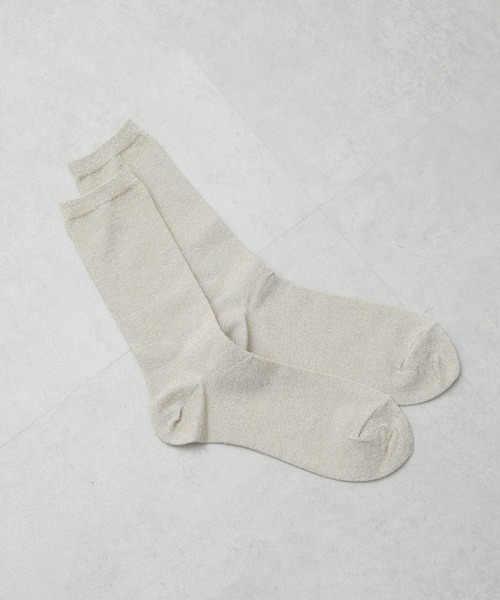 NANO universe(ナノユニバース)の「ラメソックス(ソックス/靴下・レディース・シルバー/ゴールド・FREE)」の4枚目の写真